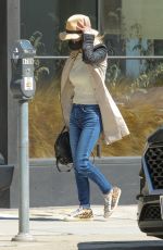 LAETICIA HALLYDAY Out Shopping in Beverly Hills 03/12/2021