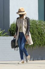 LAETICIA HALLYDAY Out Shopping in Beverly Hills 03/12/2021