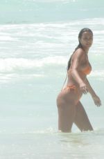 LAIS RIBEIRO in Bikini on the Beach in Tulum 03/29/2021