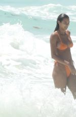 LAIS RIBEIRO in Bikini on the Beach in Tulum 03/29/2021