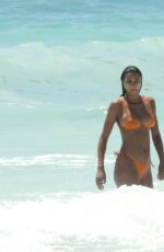 LAIS RIBEIRO in Bikini on the Beach in Tulum 03/29/2021