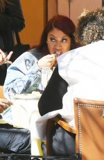 LALA ANTHONY in Doubles Denim at Cipriani in New York 03/30/2021