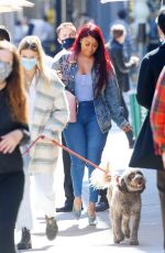 LALA ANTHONY in Doubles Denim at Cipriani in New York 03/30/2021