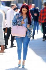 LALA ANTHONY in Doubles Denim at Cipriani in New York 03/30/2021