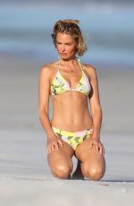 LARA BINGLE in Bikinis at a Photoshoot on the Beach in Sydney 03/04/2021