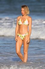 LARA BINGLE in Bikinis at a Photoshoot on the Beach in Sydney 03/04/2021