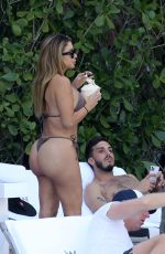 LARSA PIPPEN in Bikini at a Pool in Miami 03/13/2021