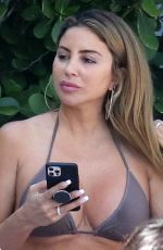 LARSA PIPPEN in Bikini at a Pool in Miami 03/13/2021