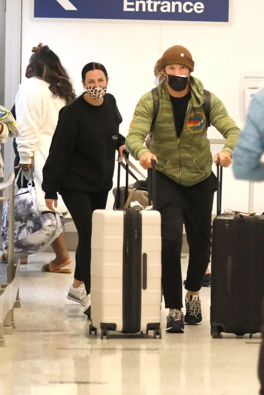 LAURA LENTZ at LAX Airport in Los Angeles 03/22/2021