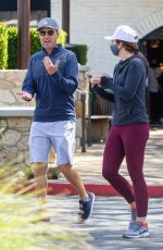 LAUREN ZIMA and Chris Harrison Out for Lunch in Los Angeles 03/24/2021