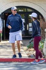 LAUREN ZIMA and Chris Harrison Out for Lunch in Los Angeles 03/24/2021
