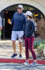 LAUREN ZIMA and Chris Harrison Out for Lunch in Los Angeles 03/24/2021