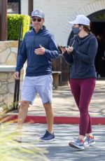 LAUREN ZIMA and Chris Harrison Out for Lunch in Los Angeles 03/24/2021