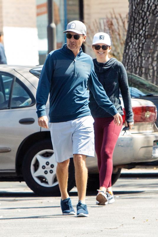 LAUREN ZIMA and Chris Harrison Out for Lunch in Los Angeles 03/24/2021