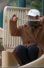 LEIGHTON MEESTER at a Park in Los Angeles 03/25/2021