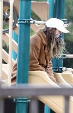 LEIGHTON MEESTER at a Park in Los Angeles 03/25/2021