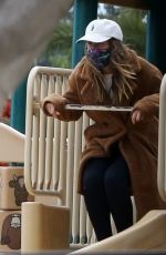 LEIGHTON MEESTER at a Park in Los Angeles 03/25/2021
