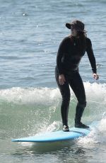 LEIGHTON MEESTER Out Surfing in Malibu 03/20/2021