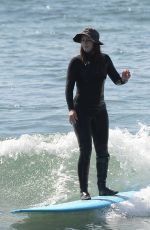 LEIGHTON MEESTER Out Surfing in Malibu 03/20/2021