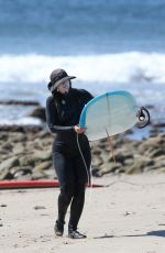 LEIGHTON MEESTER Out Surfing in Malibu 03/24/2021