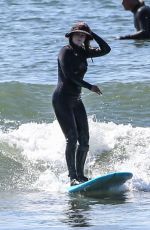 LEIGHTON MEESTER Out Surfing in Malibu 03/24/2021