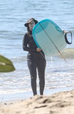 LEIGHTON MEESTER Out Surfing in Malibu 03/31/2021