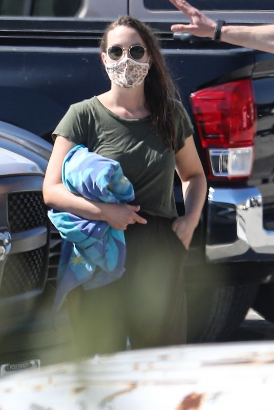 LEIGHTON MEESTER Out Surfing in Malibu 03/31/2021