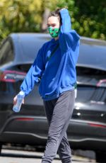 LENA HEADEY Heading to a Gym in Los Angeles 03/26/2021