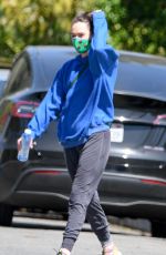LENA HEADEY Heading to a Gym in Los Angeles 03/26/2021