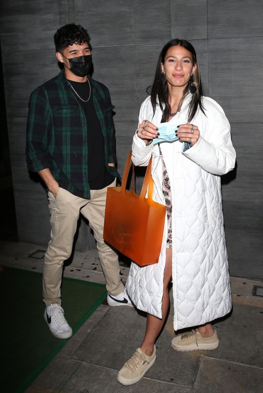 LEXY PANTERRA and Alex Wassabi at Nobu in West Hollywood 03/09/2021