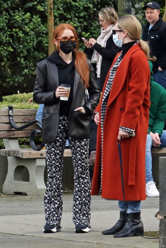 LILI REINHART and MADELAINE PETSCH Out in Vancouver 03/06/2021