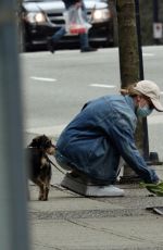 LILI REINHART Out with Her Dog in Vancouver 03/02/2021