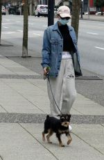LILI REINHART Out with Her Dog in Vancouver 03/02/2021