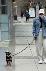 LILI REINHART Out with Her Dog in Vancouver 03/02/2021