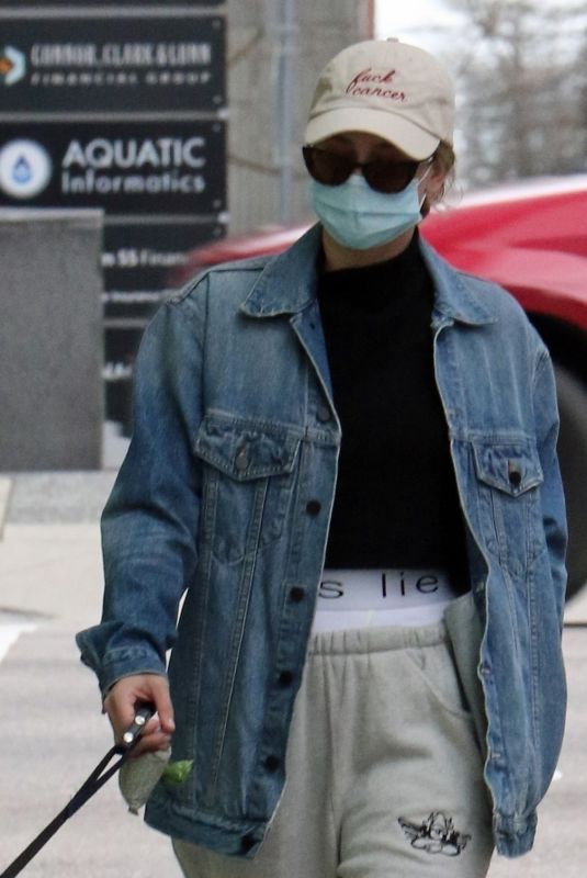 LILI REINHART Out with Her Dog in Vancouver 03/02/2021