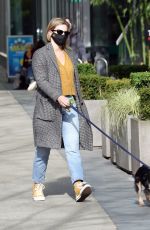 LILI REINHART Out with Her Dog in Vancouver 03/09/2021