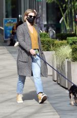 LILI REINHART Out with Her Dog in Vancouver 03/09/2021