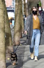 LILI REINHART Out with Her Dog in Vancouver 03/09/2021