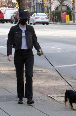 LILI REINHART Out with Her Dog in Vancouver 03/25/2021