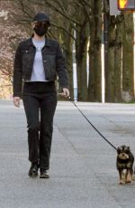 LILI REINHART Out with Her Dog in Vancouver 03/25/2021