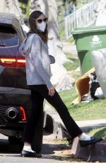 LILY COLLINS Out in West Hollywood 03/29/2021