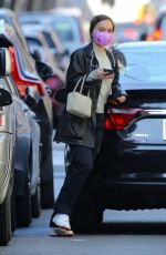 LILY-ROSE DEPP Out and About in New York 03/10/2021