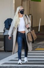 LINDSEY VONN at LAX Airport in Los Angeles 03/29/2021
