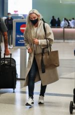 LINDSEY VONN at LAX Airport in Los Angeles 03/29/2021