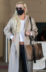 LINDSEY VONN at LAX Airport in Los Angeles 03/29/2021