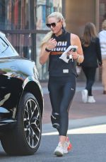 LINDSEY VONN Leaves a Gym in Beverly Hills 03/30/2021