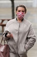 LISA ARMSTRONG Arrives at a Studios in Leeds 03/10/2021