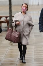 LISA ARMSTRONG Arrives at a Studios in Leeds 03/10/2021