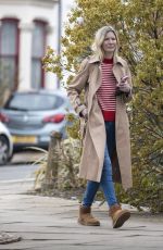 LISA FAULKNER Out in London 03/16/2021