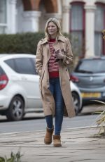 LISA FAULKNER Out in London 03/16/2021
